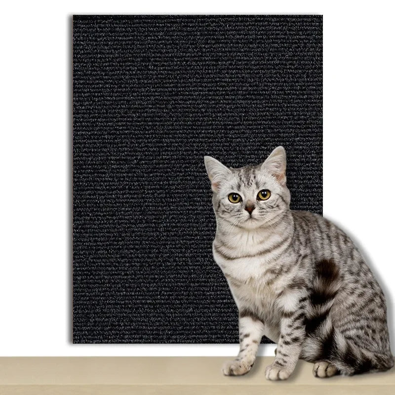 Cat Scratcher Sofa Protector Self-adhesive Anti Cat Scratch Pad Board Protection Trimmable Furniture Wall DIY Cat Scratch Mat